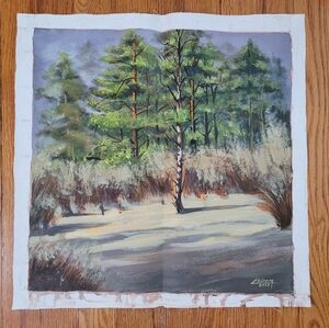 Handmade canvas painting